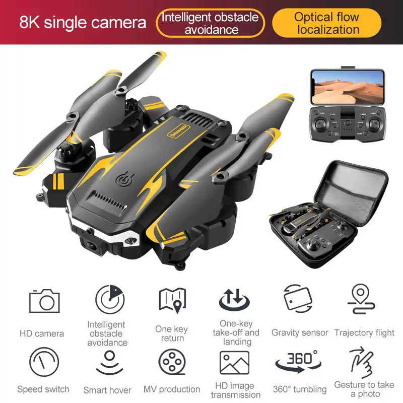 Drone Camera Mount - Mini Dron G6 FPV con cámara