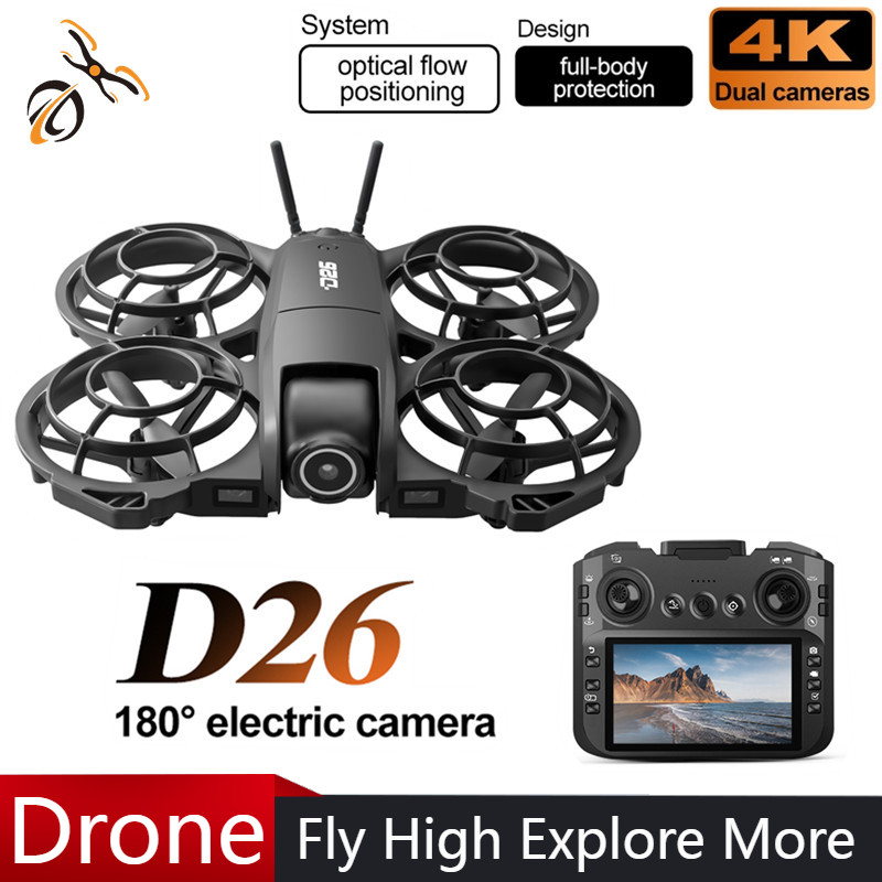 Dron D26 4K Aéreo HD 180 °   D - Drone Camera Hd reseña y precio